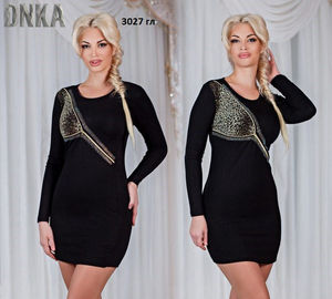 Стильное женское платье турция 3027 гл