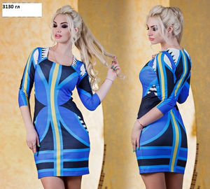 Платье силуэтное женское 3130 гл