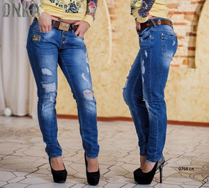 Турецкие женские джинсы Дж 0766 гл