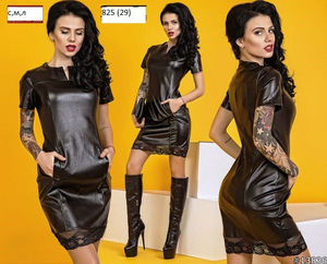 Платье эко кожа 825 (29)