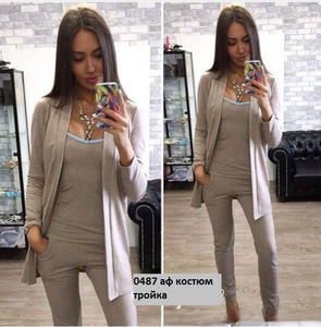 Женский костюм тройка 0487 аф