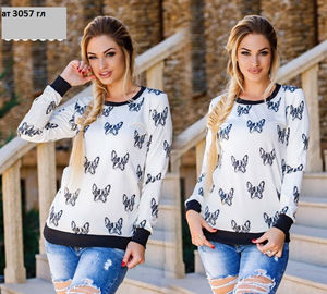 Женский свитшот Турция ат 3057 гл