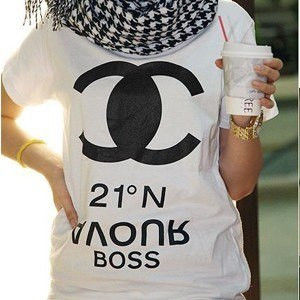 Футболка 1114 ас шанель $