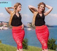 Юбка кружевная женская ат 3719 гл