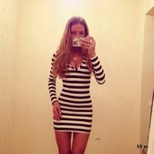 Платье женское в полоску 59 ас