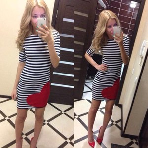 Платье летнее в полосочку 754 (29)